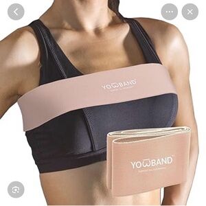 Women's Adjustable Breast Support Band - Nude